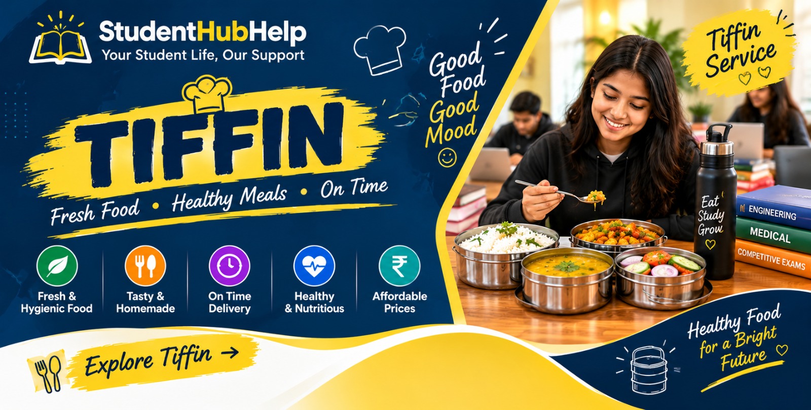 Student tiffin and mess services